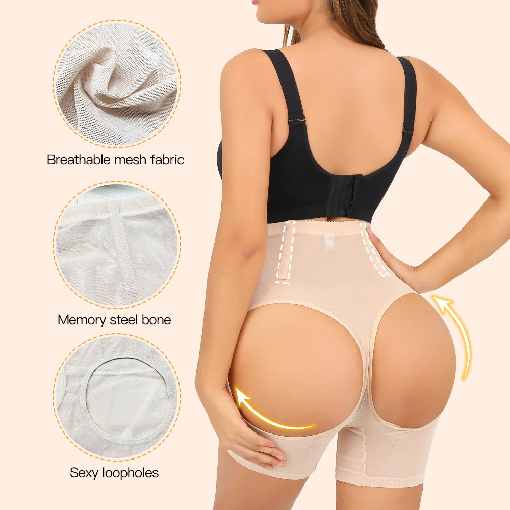 Toptan kontrol külot seksi Shapewear iç çamaşırı kadın Butt Lift ile şekillendirici Butt kaldırıcı karın kontrol kadın