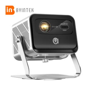Proyector Byintek 4K Full Hd 2200 lúmenes proyector 3D 4K Android Home Theater Dpl Mini proyector portátil con soporte de 360 grados - Product Image 1