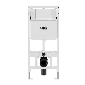 Modern Cabinet Flushing <strong>Cistern</strong> Inwall Installed With <strong>Chrome</strong> Finish <strong>Push</strong> <strong>Button</strong>
