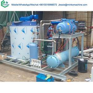 เครื่องทำเกล็ดน้ำแข็งเกล็ดหิมะ10T ต่อวันเครื่องทำเกล็ดน้ำแข็งน้ำเกลือ - Product Image 4