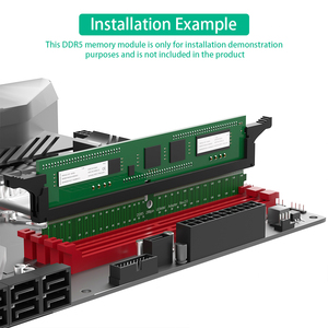 DDR5 adattatore U-DIMM 288pin nuova memoria di condizione per la scheda di protezione di prova con chiavistello corto/lungo in magazzino