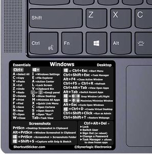 Windows PC эталонная клавиатура ярлык Виниловая наклейка для клавиатуры ноутбука - Product Image 2
