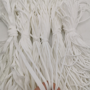 Stock Ear <strong>Loop</strong> 3mm <strong>Elastic</strong> Band Ear <strong>Loop</strong> Adjustable Ear <strong>Loop</strong> Non-Woven Fabric Automatic - Product Image 1