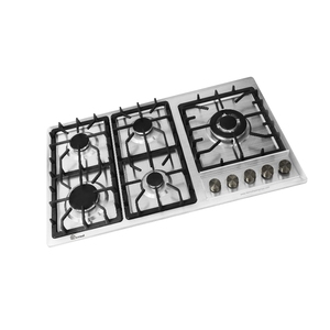 Tốt thiết bị nhà Propane Methane có sẵn Sử dụng gas đung góc 5 Burner Bếp gas HOB - Product Image 2