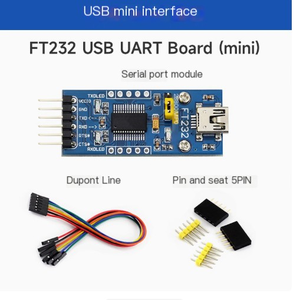Aismartlink Waves hare Mini-Schnitts telle (FT232RNL Neue Version) FT232-Modul USB-zu-Seriell-USB-zu-TTL-Kommunikation modul - Product Image 3