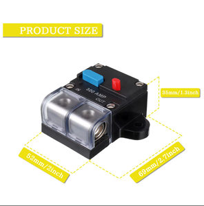 Disyuntor solar de CC de 300 amperios, interruptores de disyuntor de repuesto automotriz de 12V y reinicio manual de CC para coche marino - Product Image 5