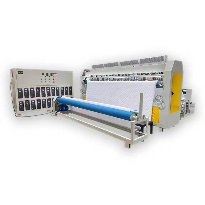 Otomatik ultrasonik kapitone makinesi yatak tekstil için