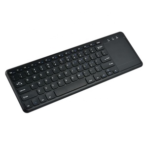 El más nuevo teclado táctil delgado para computadora 2,4G Mini teclado inalámbrico recargable con panel táctil 78 teclas para Ipad pro 12,9 pulgadas - Product Image 1