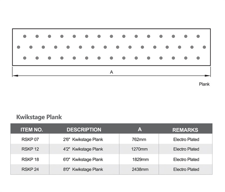 Kwikstage system metal scaffolding platform With  EN3834 Standard For Building Work