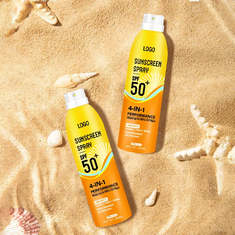 Spf 30 PA +++ spray per la protezione solare sopra il trucco per il viso Spray per schermo Spf 50 con protezione solare continua e forte per tutte le pelli femminili