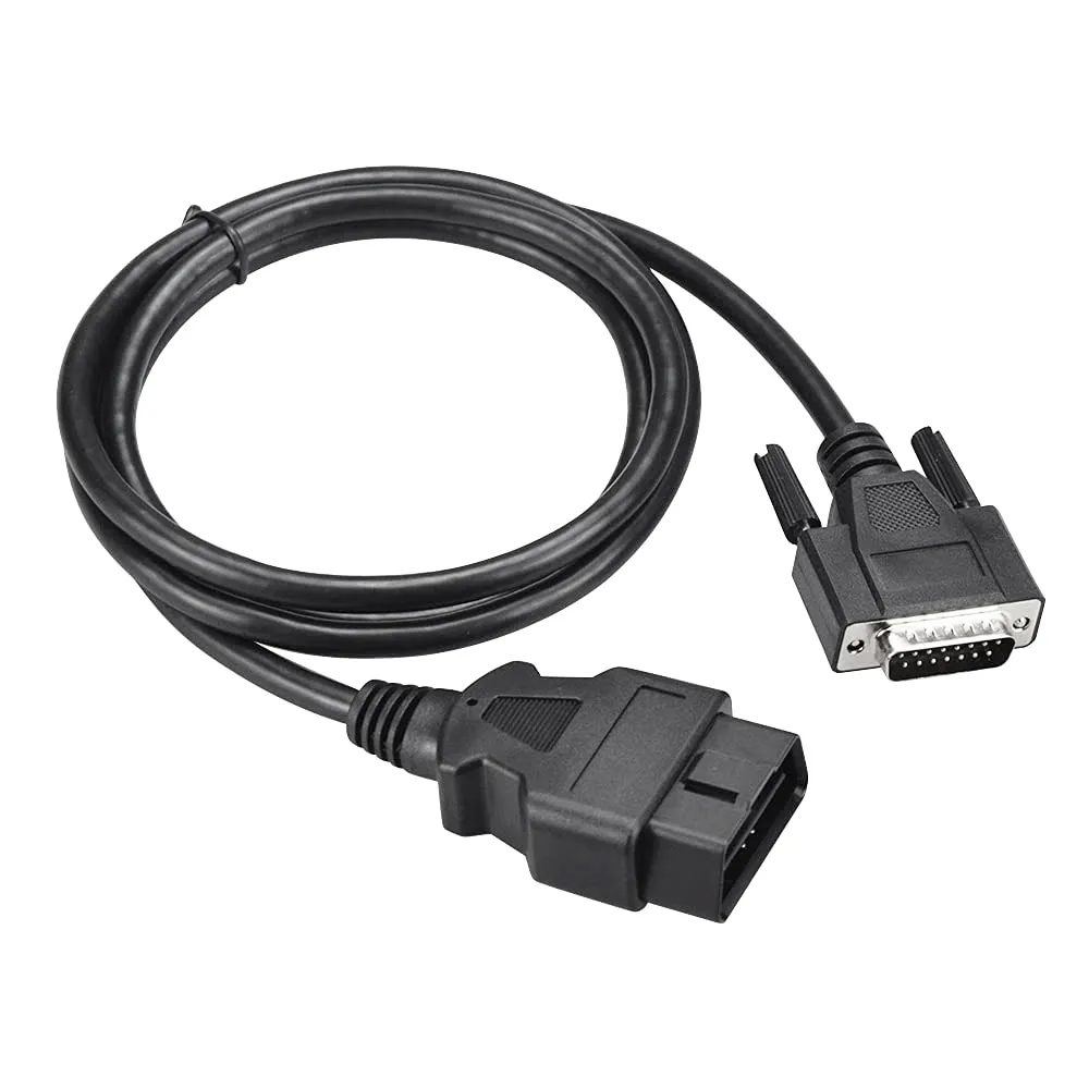 Cable de extensión OBDII OBD2 de diagnóstico de escáner de camión de pino DB9 de 16 a VGA DB 15 26 personalizado para todos los coches