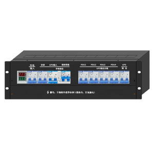 Servidor DE DATOS Gabinete de red Rack AC220 Entrada dual 2P5 Salida de disyuntor 3U19 pulgadas Caja de distribución de energía montada en rack - Product Image 1