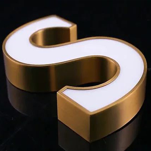 Benutzer definierte 3d Business Logo Beschilderung Led Kanal Buchstaben Zeichen Outdoor Shop Store Front Zeichen Led Letter Light - Product Image 1