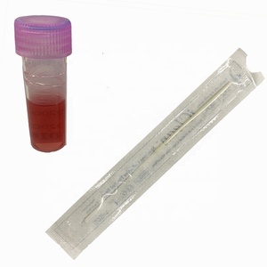 Vtm viral taşıma çubukla tüp dna test çubuğu kiti, steril nazofaringeal floke edilmiş swab tüp - Product Image 2