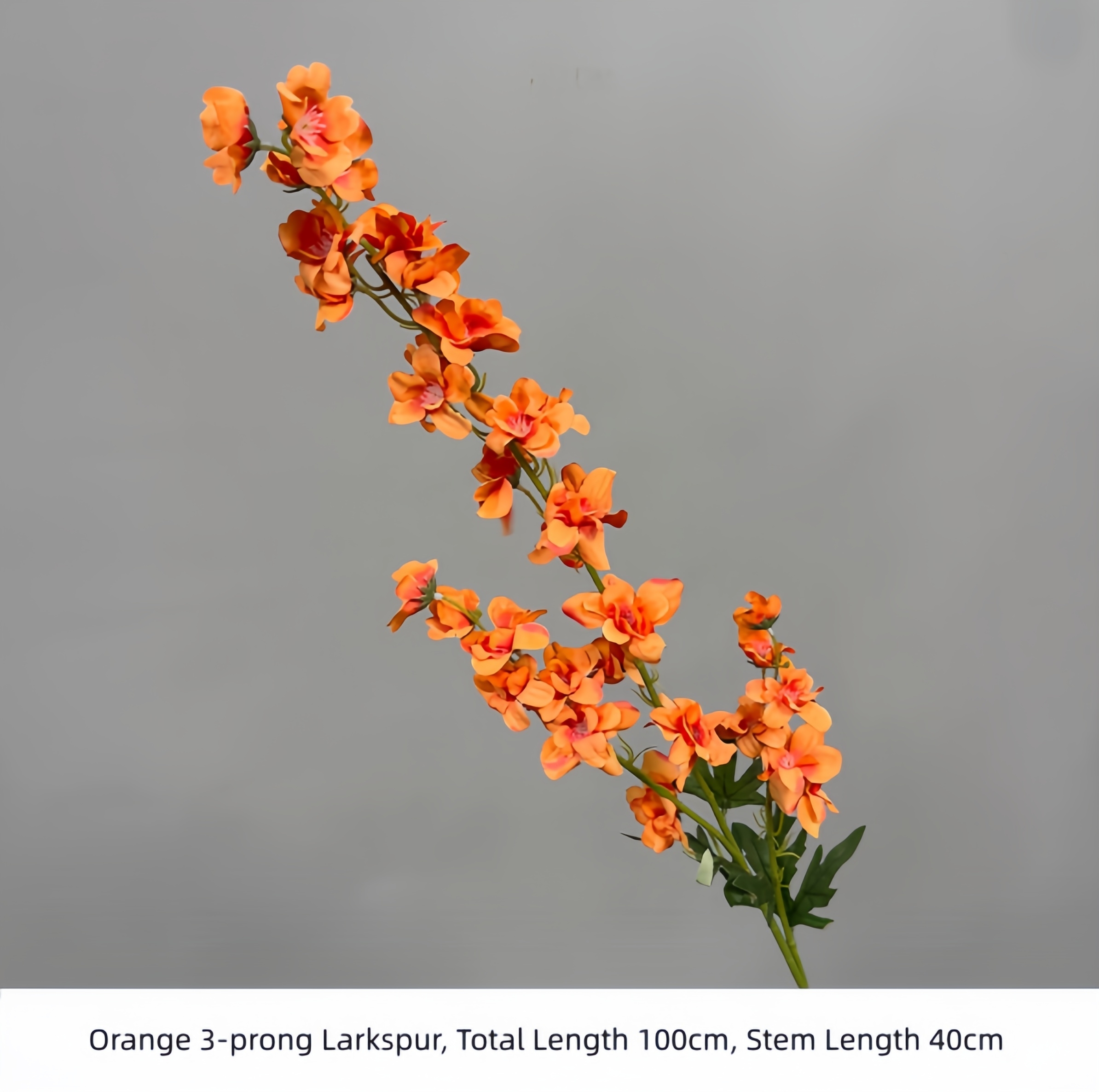 Larkspur orange à 3 broches