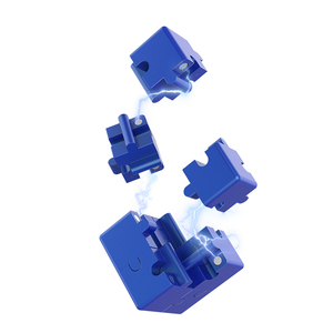 Mầm non thông minh Anh australisa tự kỷ mạnh mẽ nặng Bạc Nhiều Màu Fidget kim loại INFINITY CUBE cho trẻ em - Product Image 4