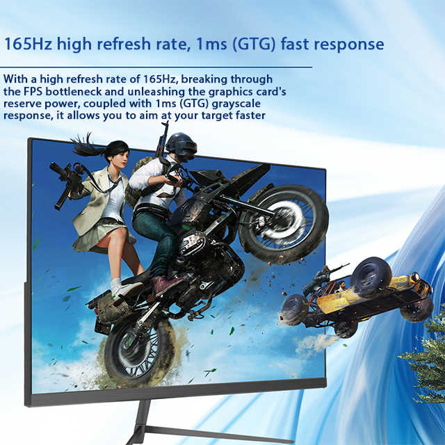 BEST Price 24inch Monitor 27 Inch Curved 2K QHD 1440P 144hz 165Hz LCD 1ms PC Desktop Computer Screen Gaming Monitor
