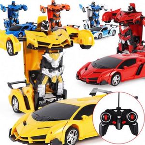 2022 sıcak satış dönüşüm 1:18 5CH uzaktan kumanda oyuncaklar deformasyon araba uzaktan kumandalı Robot araba ile şarj edilebilir pil - Product Image 5