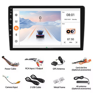 Qualcomm 6115 9/10 pulgadas Android Car Navigation Radio RGB Función GPS Multimedia incorporado 3 + 32G/4 + 64G/6 + 128G/8 + 128G Combinación - Product Image 2