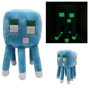 Nouvelle figurine en peluche de calmar phosphorescent avec lumières et sons, jouet doux à base de jeu vidéo, cadeau de collection - Product Image 2