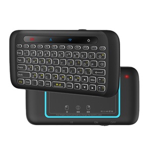 2,4G Mini inalámbrico RGB retroiluminado teclado Touchpad Mouse Combo recargable Trackpad para Android TV Box Laptop Mac PC Desktop - Product Image 1
