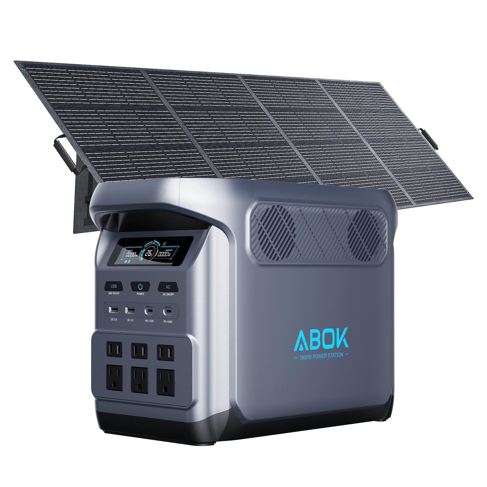 Ark1800 avec 1 panneau solaire de 400W