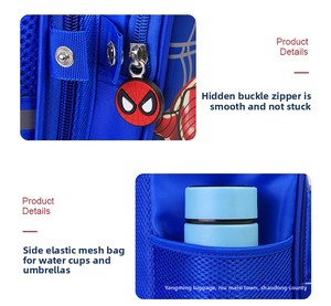 Nhà Sản Xuất Mới Lớn Trường Tiểu Học Túi Tùy Chỉnh Marvel Spider Mô Hình Không Thấm Nước Thiết Kế Phổ Quát Cho Trẻ Em - Product Image 5
