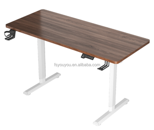 Mesa elevadora de pie con marco metálico de escritorio de doble columna ajustable Rectangular eléctrica inteligente con un solo motor para uso en oficina - Product Image 2