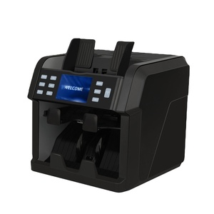 Two/2 Pockets Mixed Value Denomination CIS Bill Banknote Cash Money <strong>Note</strong> Currency Value Counter and Sorter <strong>Counting</strong> <strong>Machine</strong>