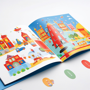 2023 libro servizio di stampa personalizzato libro di bordo per bambini dimensioni personalizzate colore immagine del bambino lettura apprendimento libro con copertina rigida per bambini - Product Image 4