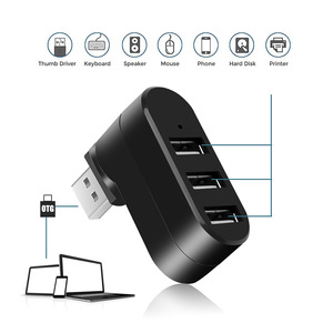 Neues Design Multifunktions-Hochgeschwindigkeits-USB 3.0-Adapter mit 3 Anschlüssen USB-Hub für Computer-PC-Laptop - Product Image 3