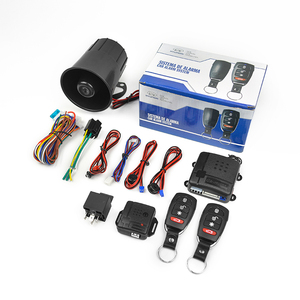 Sistema de alarma de coche, botón remoto de 1 vía, llave de coche inteligente lcd, PKE, bloqueo automático y desbloqueo, arranque remoto, motor de parada - Product Image 1
