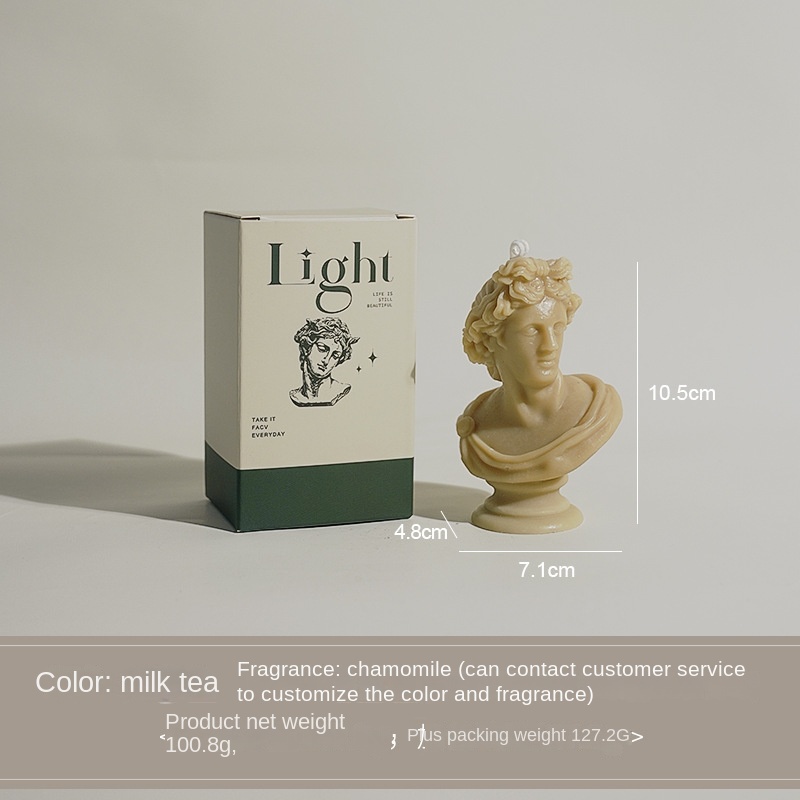 Style 4: Couleur de thé au lait Apollo (Parfum: camomille)