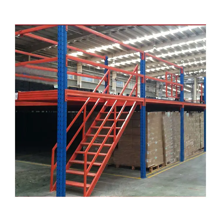 Heavy Duty Multi Tier Steel Grating Floor Mezzanine Platform Mezzanine Racking System Pallet Rack Supported Mezzanine