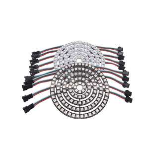 DC5V WS2812B SMD RGB Pixel Rin glicht 8/16/24/Leds Adressierbares Rund modul für Arduino-Projekte