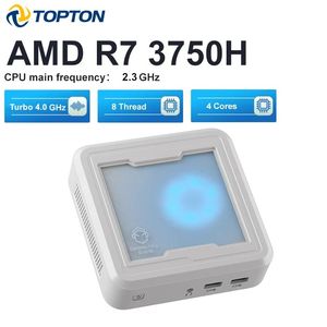 AMD มินิพีซี R-yzen 7 3750H 5 3550H เกมมินิพีซี2xDDR4 Windows11 NVMe Barebone คอมพิวเตอร์คู่4K UHD HTPC WIFI - Product Image 4