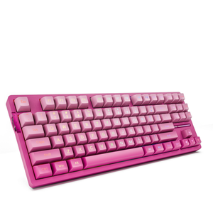 Teclado mecánico para juegos RGB personalizado 87 teclas USB con cable blanco/Negro/púrpura 75% Estructura de junta de diseño para ordenador PC - Product Image 4