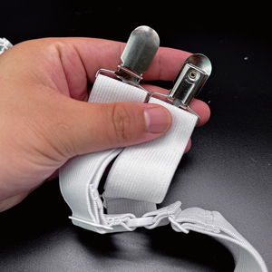 Gacent Webbing Strap Factory Customizable Non-Slip <strong>Elastic</strong> Bed Sheet Fasteners <strong>with</strong> Metal <strong>Clips</strong> for All Sizes - Product Image 2