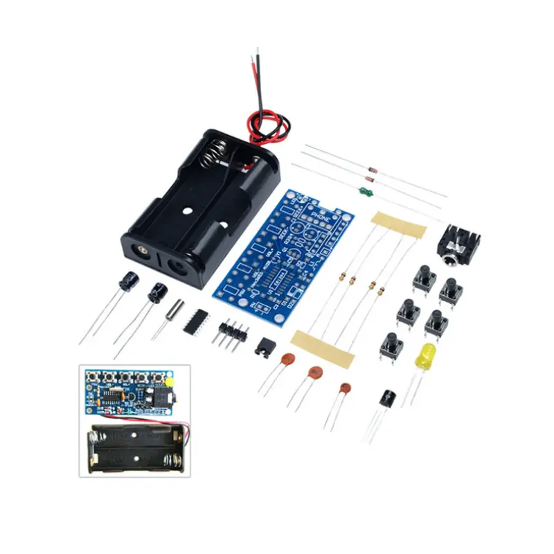 DIY Electronic Kits Drahtlose Stereo-FM-Radio empfänger modul platine 76MHz-108MHz DC 1,8 V-3,6 V.