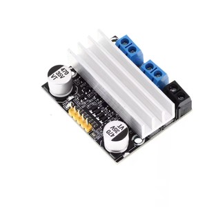 Módulo de accionamiento de motor de CC dual 10A Regulación de velocidad PWM hacia adelante y hacia atrás Atenuación 3-18V Bajo voltaje Alta corriente - Product Image 5