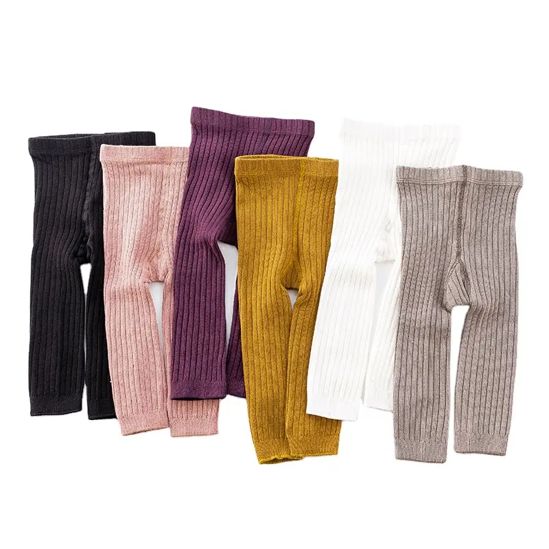 ready to ship cotton elastane fabric legging slim strech pant for kid leggings girls kids and childern