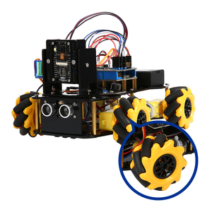 ACEBOTT 4WD Robot de Ruedas con Cámara para Programación de Coche, Kit de Iniciación de Aprendizaje, Rompecabezas IoT para Niños, Juguete para Arduino