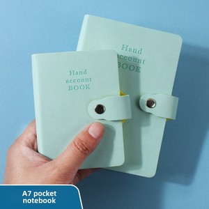 A6 A7 personalizzabile con fodera morbida da taschino Planner artistico con bottone a scatto per diario portatile con copertina rigida per taccuino piccolo A3 A5 in pelle