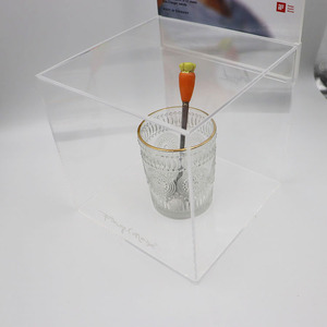 Acrylic Donation Box with Lock and Sign Plate Safe Suggestion Box with Raffle Tickets Cards for Raffle,Money,Charity,Suggestion - Product Image 6
