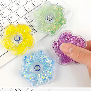Cát chảy cảm giác căng thẳng cứu trợ ngón tay Spinner cát quay spinnings Fidget Đồ chơi mới lạ Nguồn cung cấp Quà Tặng - Product Image 6