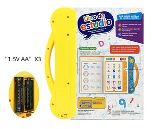 Ses kitap İngilizce ve İspanyolca çocuklar için eğitici oyuncak elektronik kitap çocuk İspanyolca ses kitapları öğrenme makineleri - Product Image 5