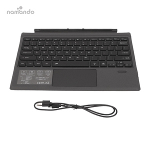 Bàn phím không dây Loại bìa Trackpad chuột thay thế cho MicroSoft bề mặt <span class=keywords><strong>Pro</strong></span> LED Backlit sạc pin đa cảm ứng - Product Image 5