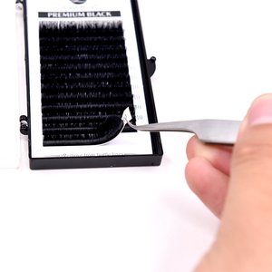 Toptan el yapımı 0.15 0.20mm <span class=keywords><strong>C</strong></span> D kirpik uzatma <span class=keywords><strong>tek</strong></span> uç düz kirpik uzatma