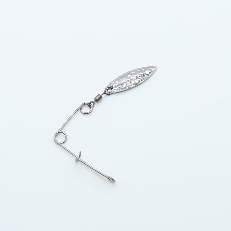 Forme de feuille couleur argent, 5 pièces