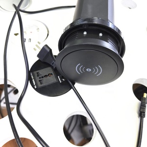 イタリアチリL型電源油圧キッチンワークトップポップアップデータワイヤレス充電ソケット/自動ポップアップカウンタートップアウトレット - Product Image 4